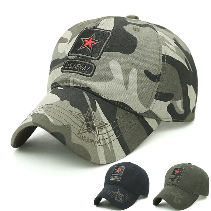 Camouflage-shaded baseball cap