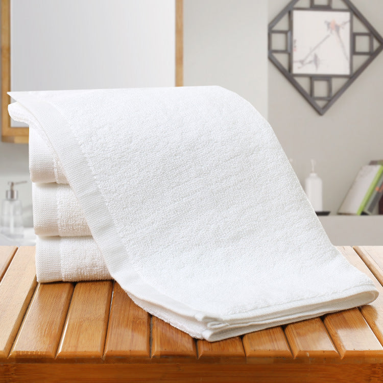 White towel for foot massage, hand towel