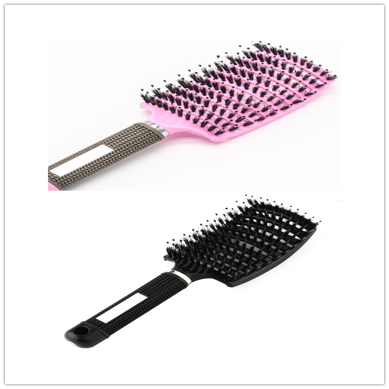 Hairbrush Anti Klit Brushy Haarborstel Women Detangler Hair Brush Bristle Nylon Scalp Massage  Teaser Hair Brush Comb