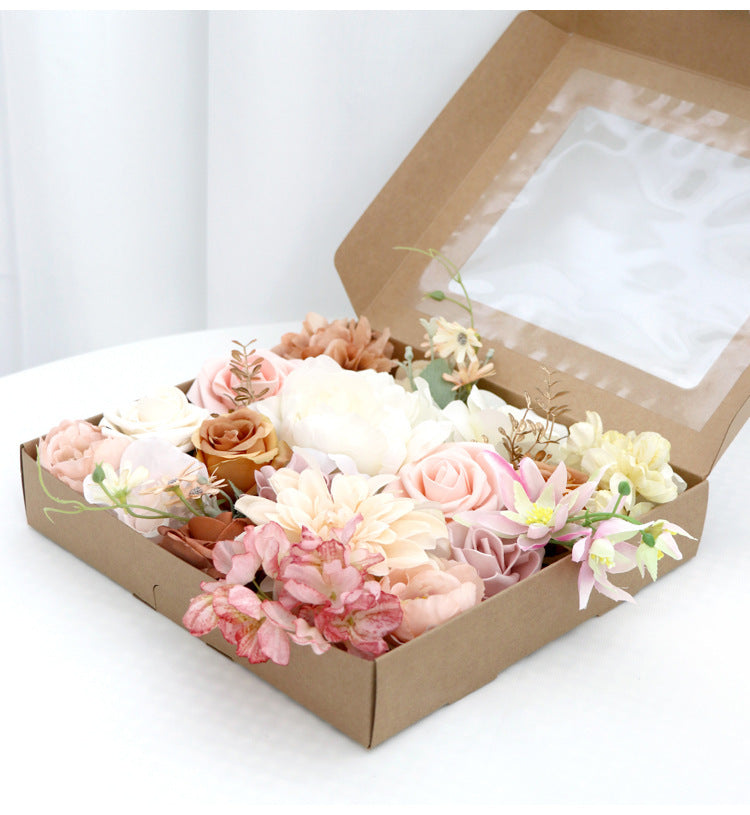 Flower Box Wedding Birthday Party Gift Wedding Bridesmaid Bridal Bouquet