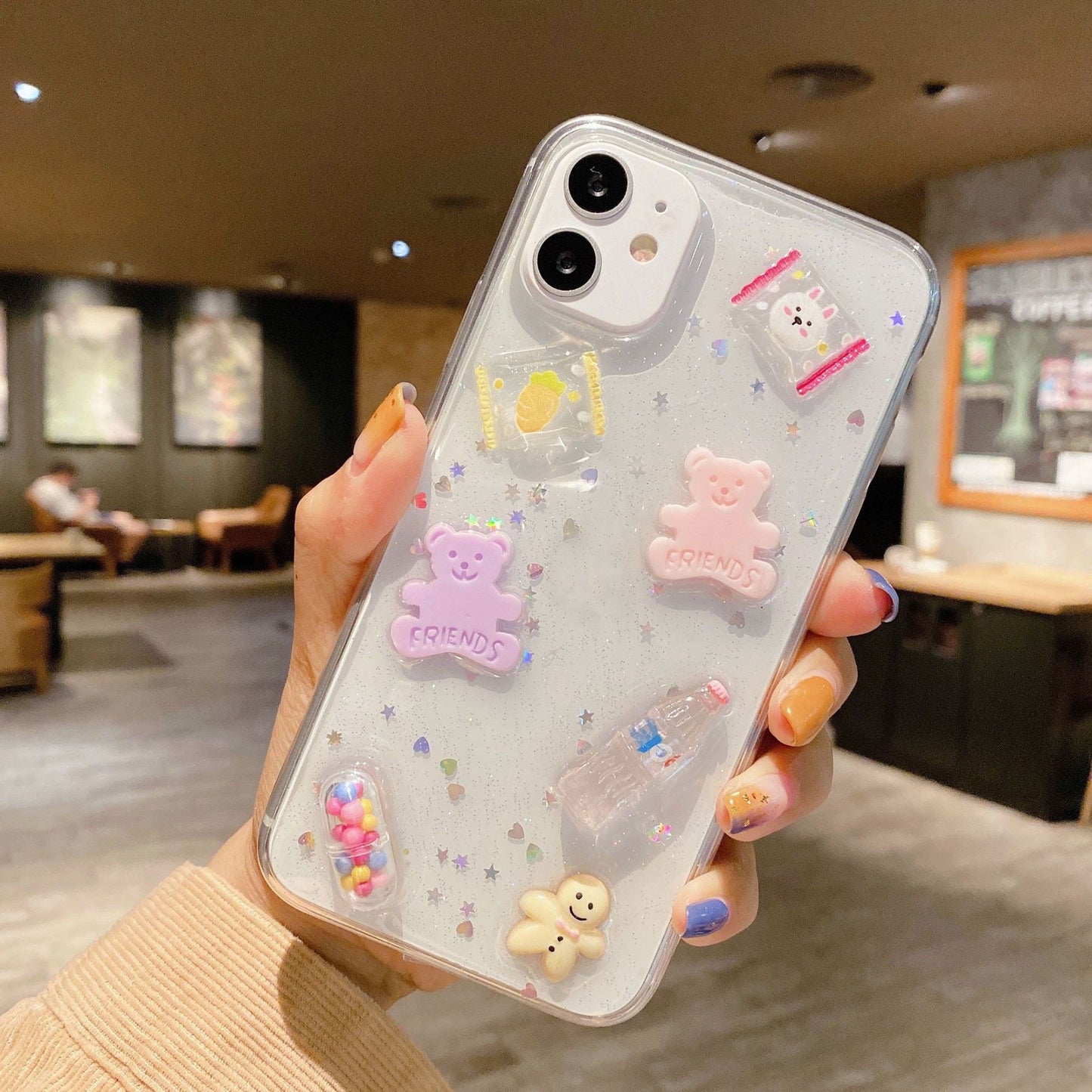 Ice Cream Bunny Jewelry Epoxy Phone Case