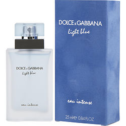 D & G LIGHT BLUE EAU INTENSE Eau De Parfum Spray 0.84 oz by Dolce & Gabbana