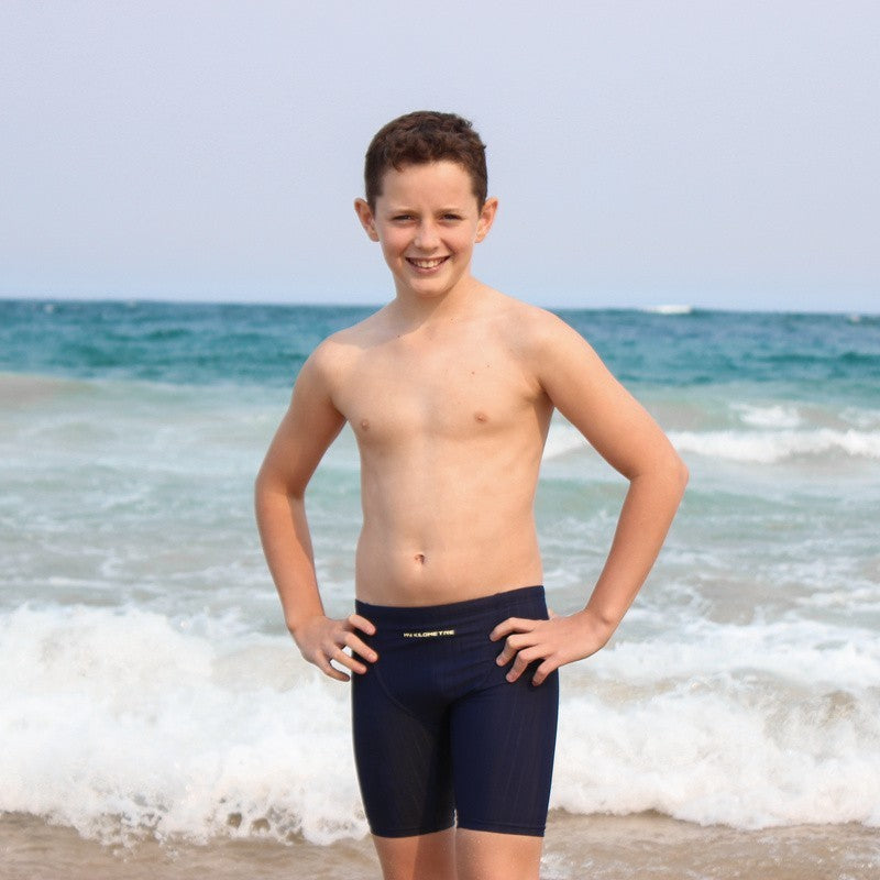 Boys' Sports Training Quick-drying Five-point Swimming Trunks