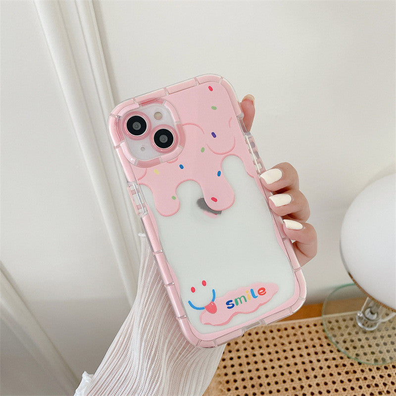 Colorful Melting Ice Cream Soft Phone Case