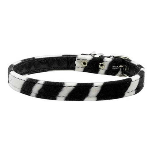 3/8" Plain Animal Print Collar Zebra 10