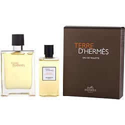 Terre d'Hermes 2pc Set Eau De Toilette Spray 3.3 oz & Hair And Body Shower Gel 2.7 oz