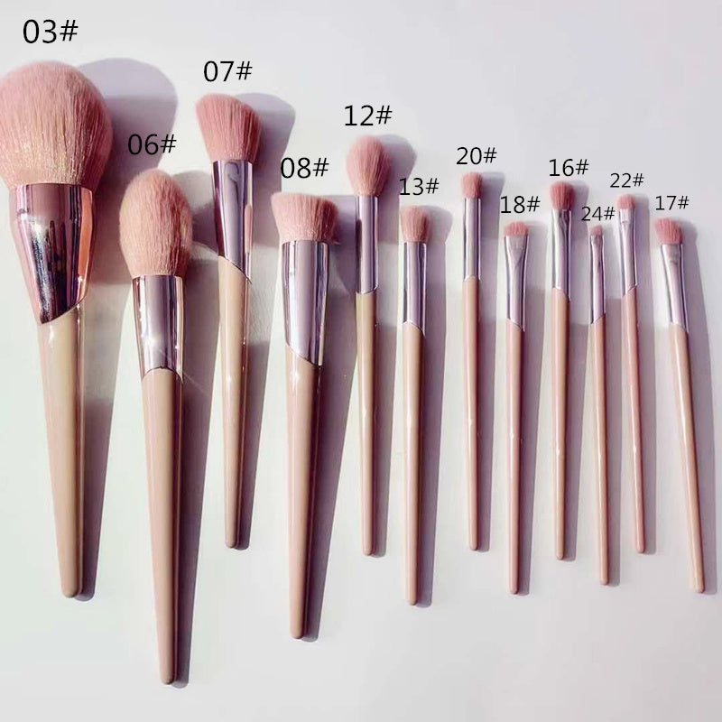 Girly Heart Pink Makeup Brush Set Eyeshadow Brush