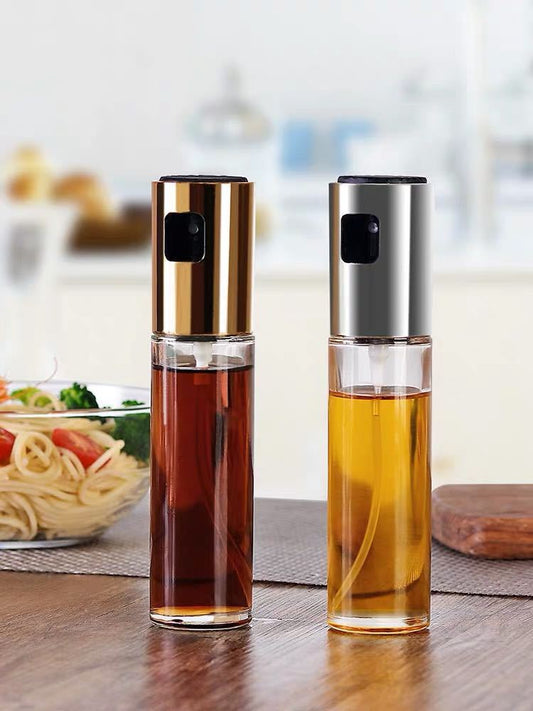 Glass oil vinegar spray bottle