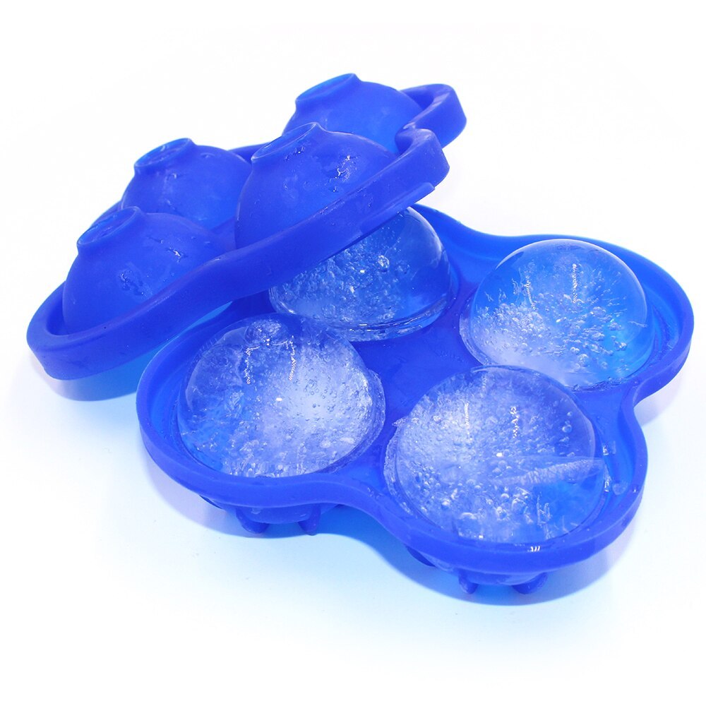 Four-format silicone ice hockey mold