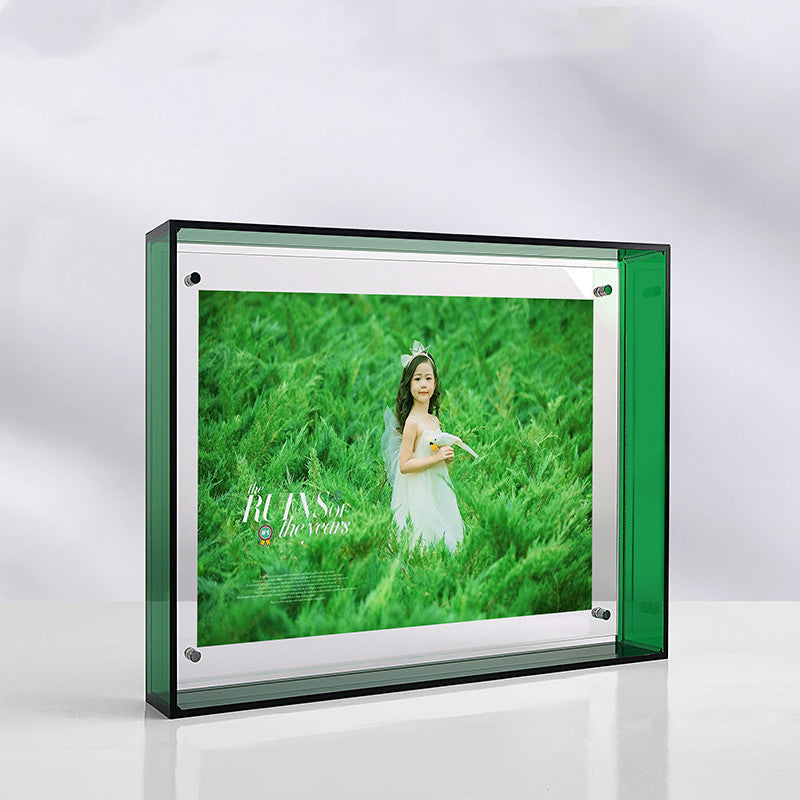 Acrylic Photo Frame Transparent Colorful Picture Frame