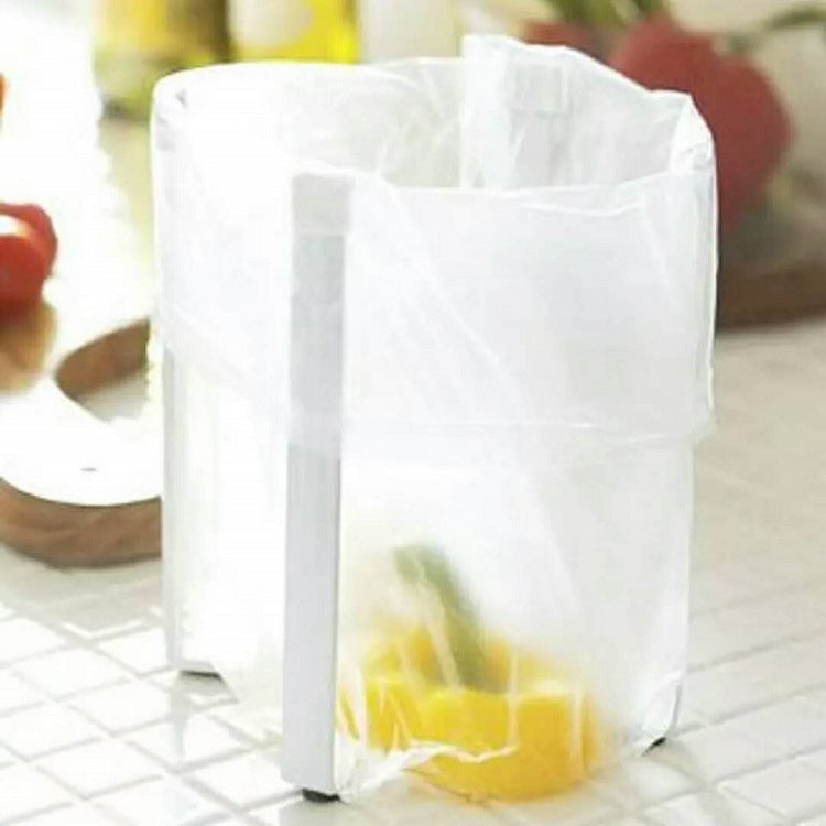 Household garbage rack table garbage bag plastic bag support frame