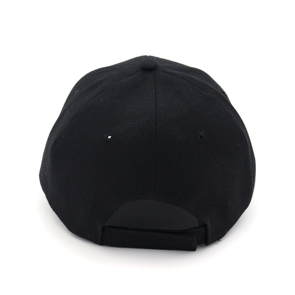 Letter embroidered baseball cap