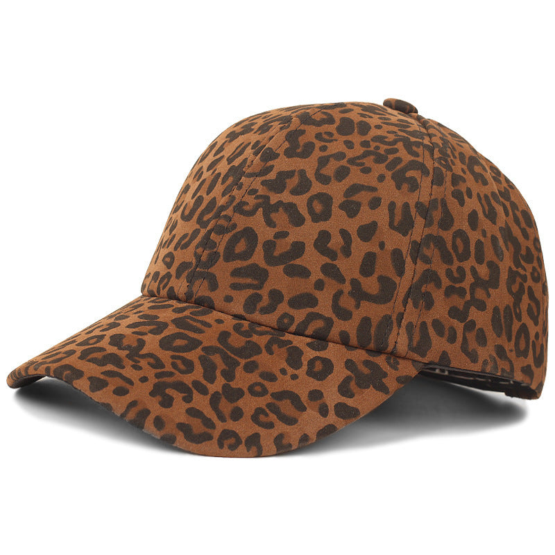 PU Serpentine Baseball Cap Sun-proof Peaked Cap