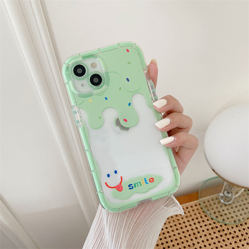 Colorful Melting Ice Cream Soft Phone Case