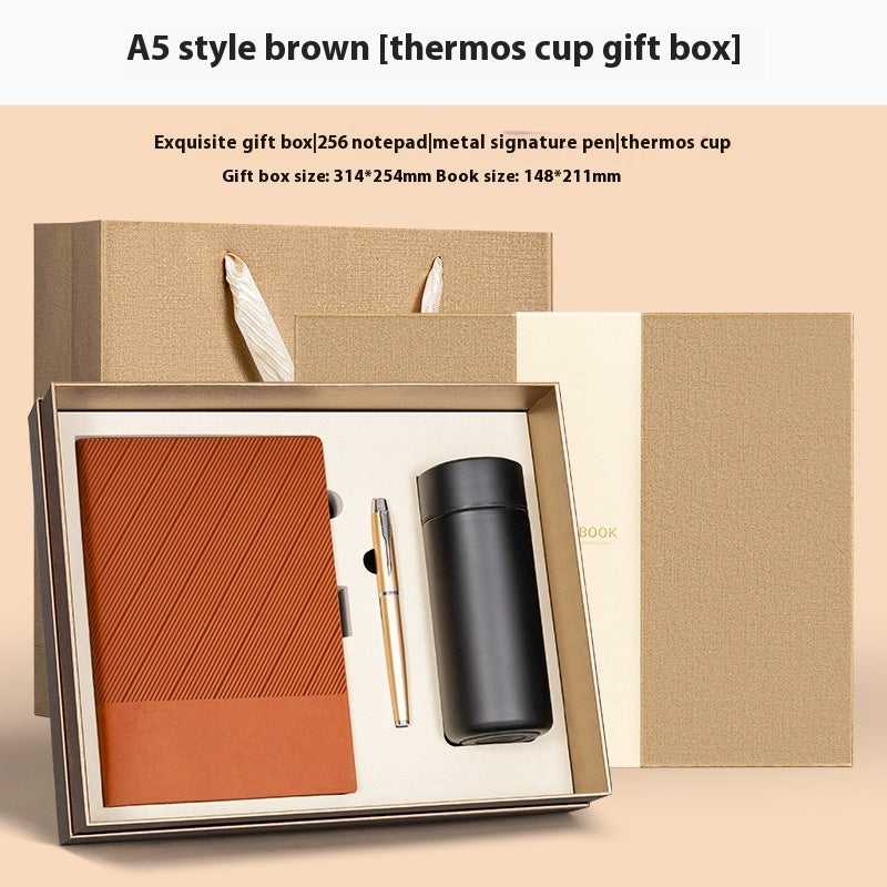 Notebook Gift Box Vacuum Cup Set Business Gift Company Activity High-end Practical Gift