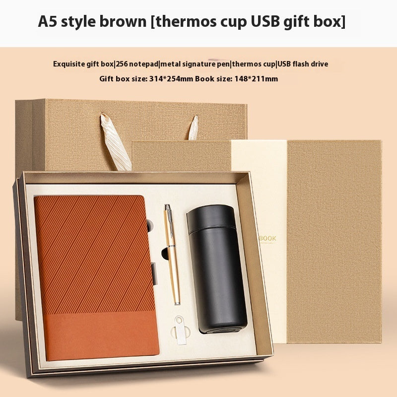 Notebook Gift Box Vacuum Cup Set Business Gift Company Activity High-end Practical Gift