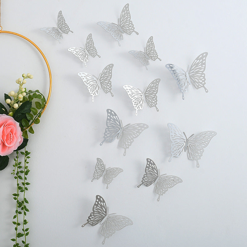 3d Three-dimensional Butterfly Wall Sticker Wall Decoration Sticker