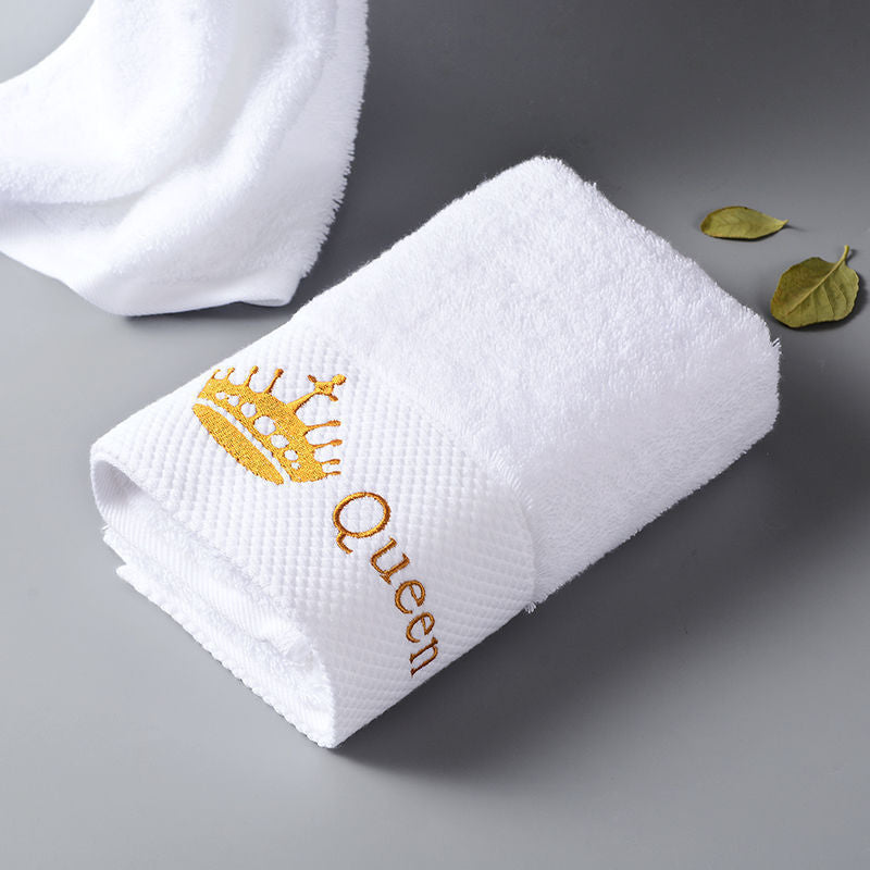 Thick Large Cotton BathWhite Hotel Men And Women Adult Towel