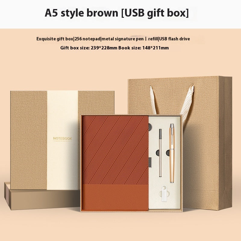 Notebook Gift Box Vacuum Cup Set Business Gift Company Activity High-end Practical Gift