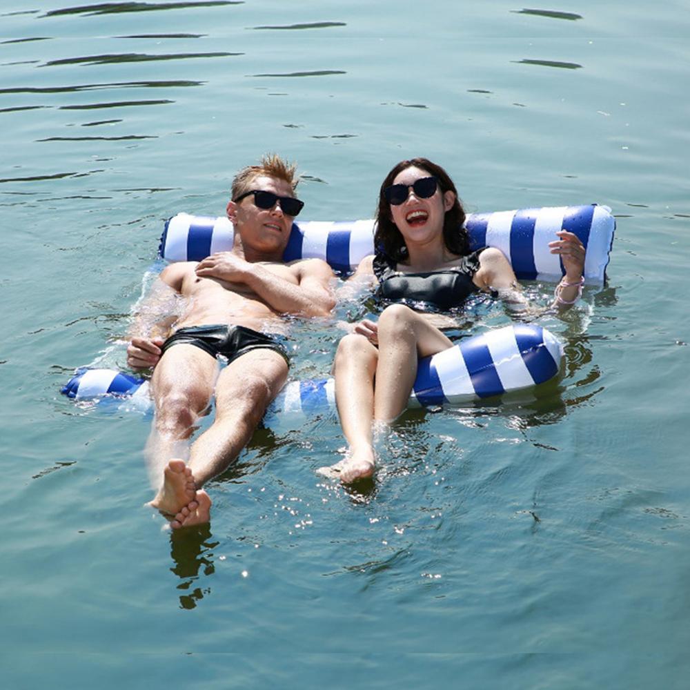 Double Floating Bed Inflatable for Adults Portable Water Hammock