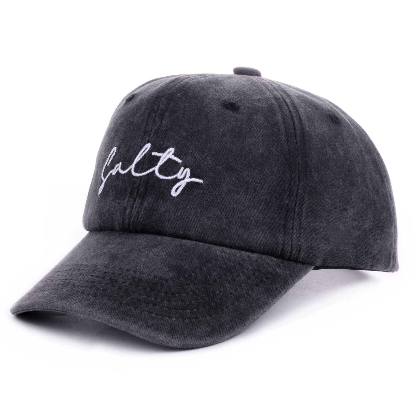 Ladies' Washed Cotton Baseball Cap Embroidered