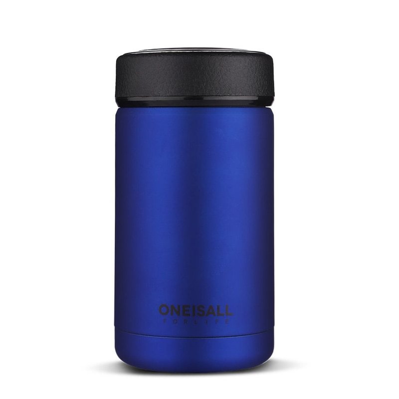 ONE IS ALL Men Gift Bottles 400ml Insulated Cup 304 Stainless Steel Mug Water Bottle Vacuum Flask Coffee Wine Mug