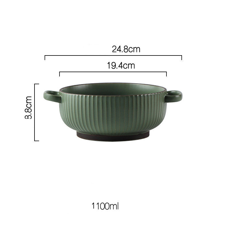 Wind Simple Bowl And Plate Combination Tableware And Tableware