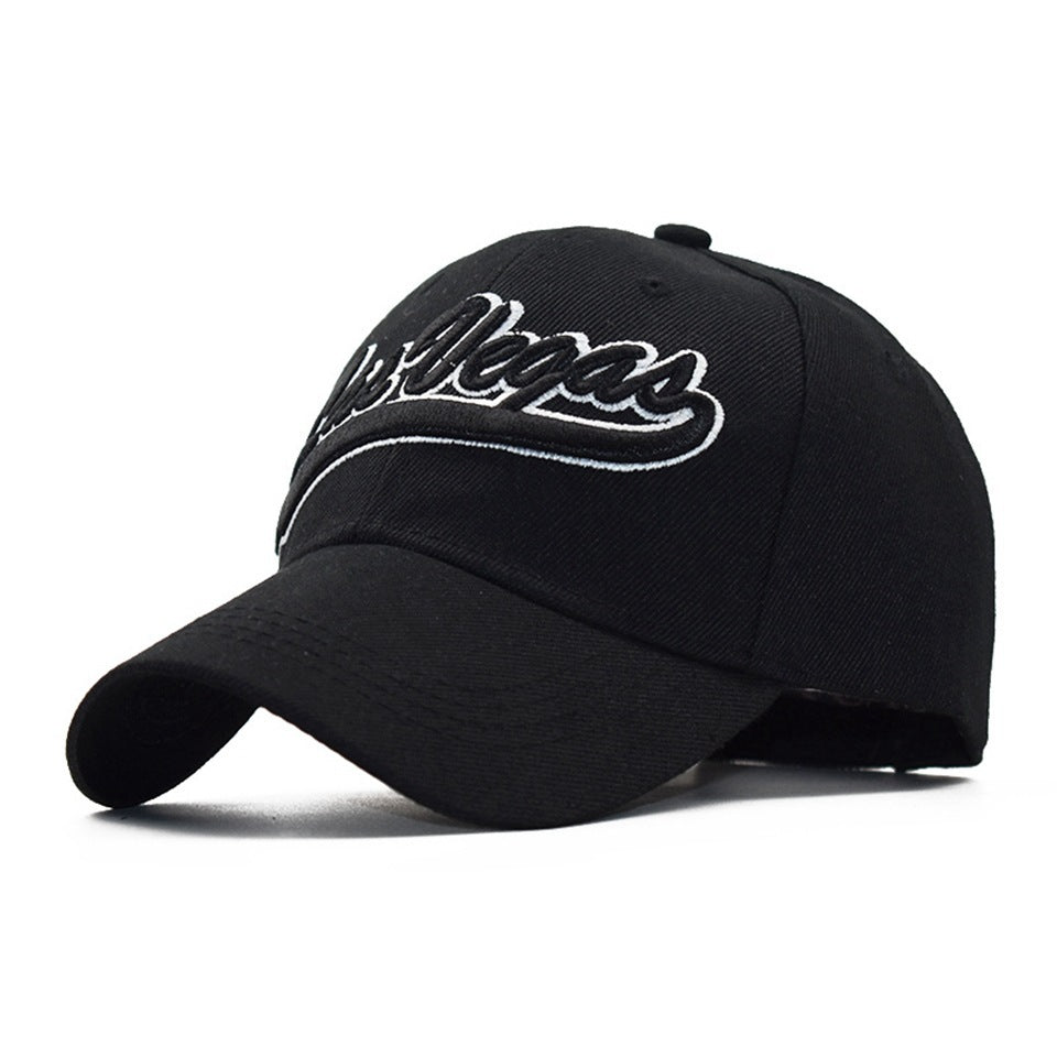 Letter embroidered baseball cap