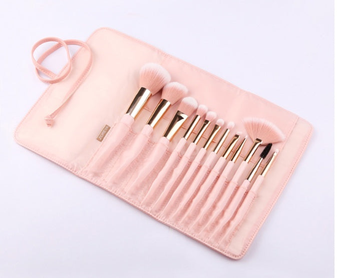 Makeup Brush Set 12 Tip Tail Handle Makeup Brush Set