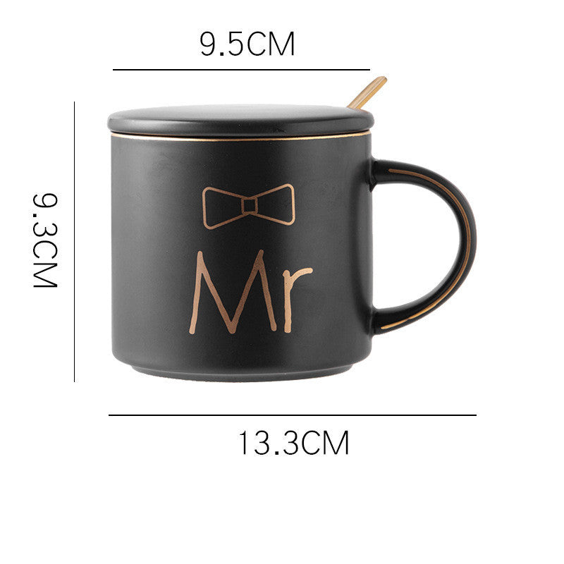 Ceramic Mug Couple Mug - Mr & Mrs Wedding Gift