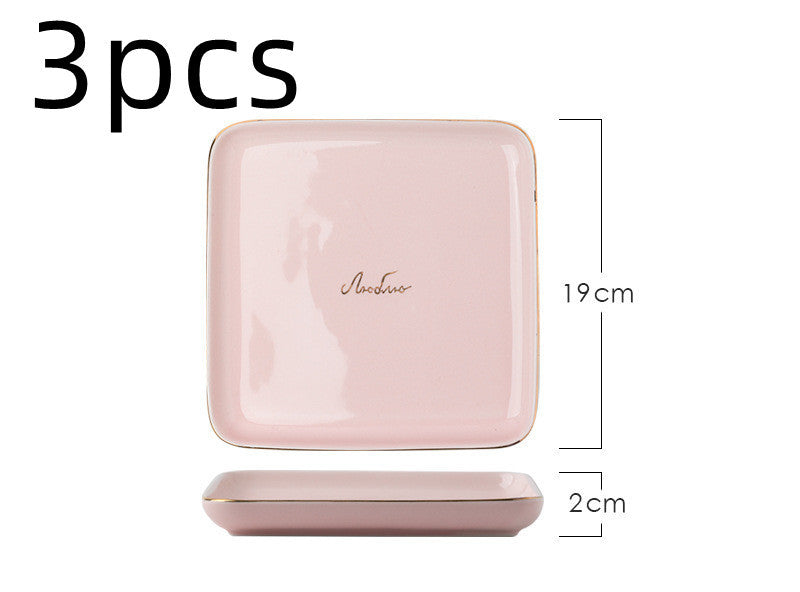 Light Luxury Ceramic Tableware Couple Tableware