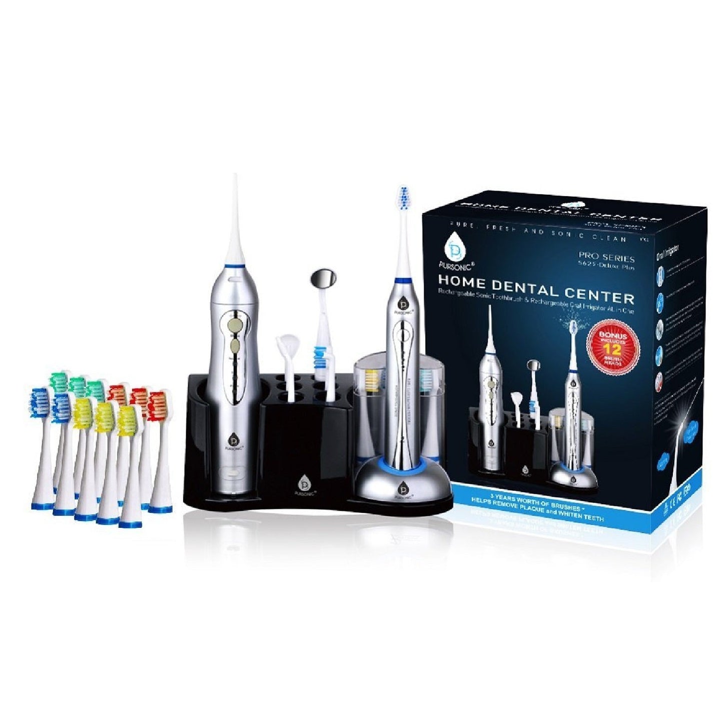 Rechargeable Sonic Toothbrush and Rechargeable Water Flosser