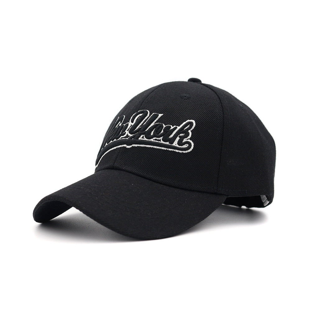 Letter embroidered baseball cap