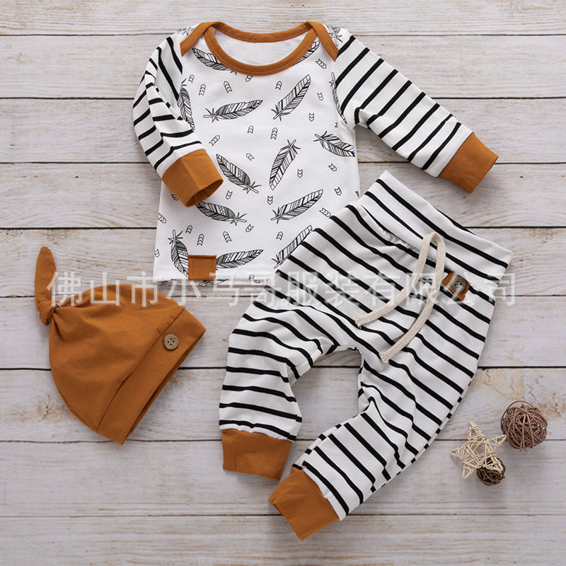 Fashion Personality Children's Clothing 3-piece Set