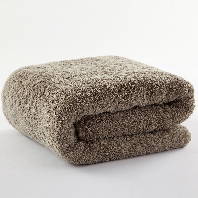 Pure cotton plus towel thickened bath towel