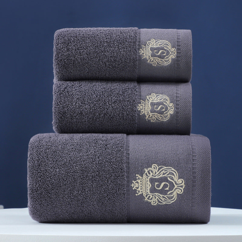 Pure Cotton Towels Three-piece With Hand Bath Towel Class