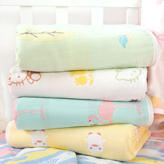 Printing Gauze Bath Towel Baby Blanket Quilt