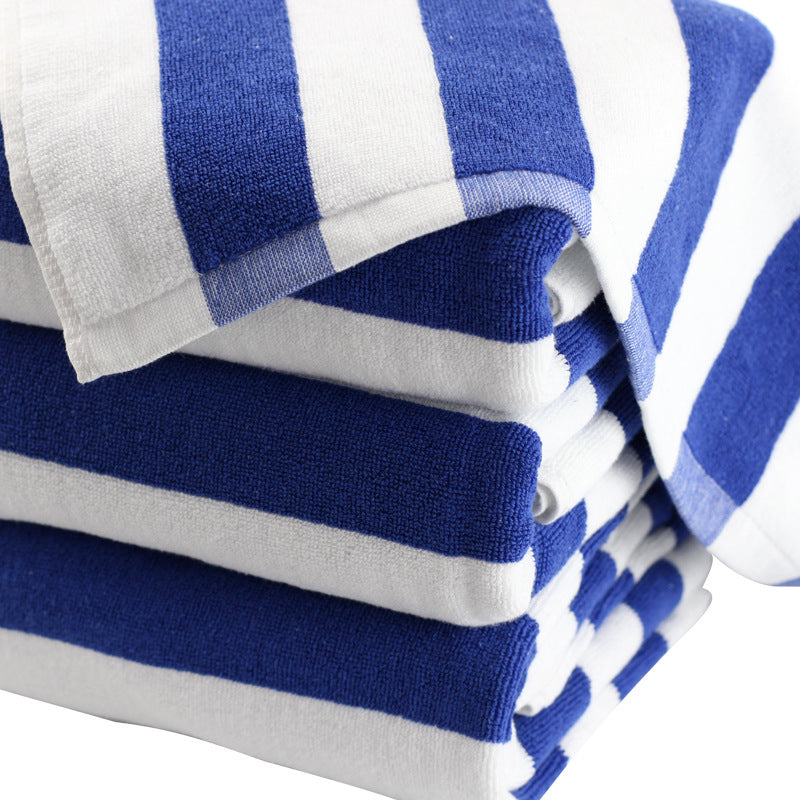 Cotton Yarn-dyed Jacquard Beach Bath Towel