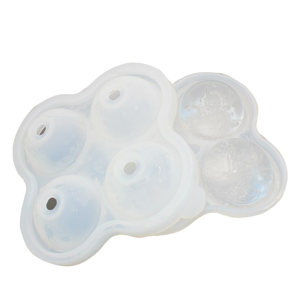 Four-format silicone ice hockey mold