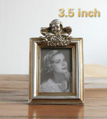 European Retro Distressed Angel Photo Frame