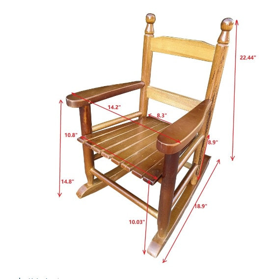 Children's Rocking Oak Chairs