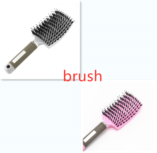 Hairbrush Anti Klit Brushy Haarborstel Women Detangler Hair Brush Bristle Nylon Scalp Massage  Teaser Hair Brush Comb