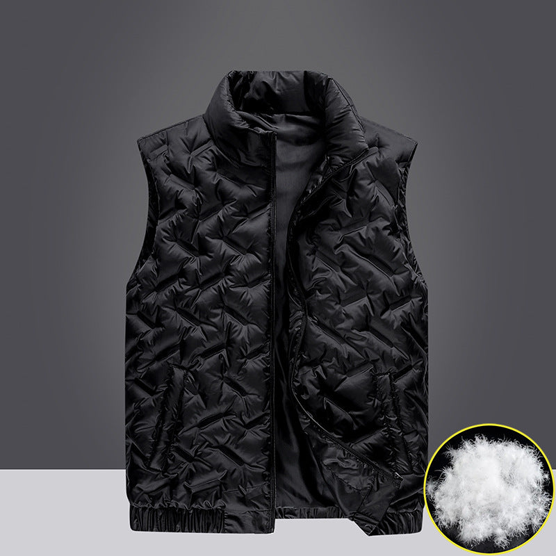 Winter Down Vest Man Short