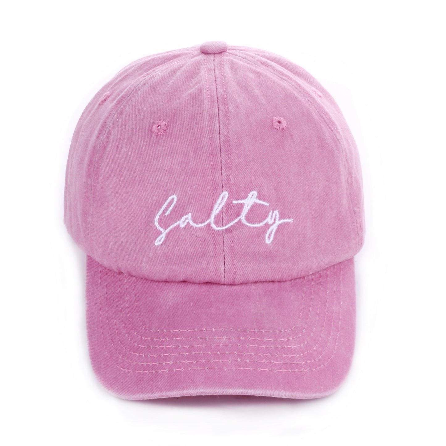 Ladies' Washed Cotton Baseball Cap Embroidered