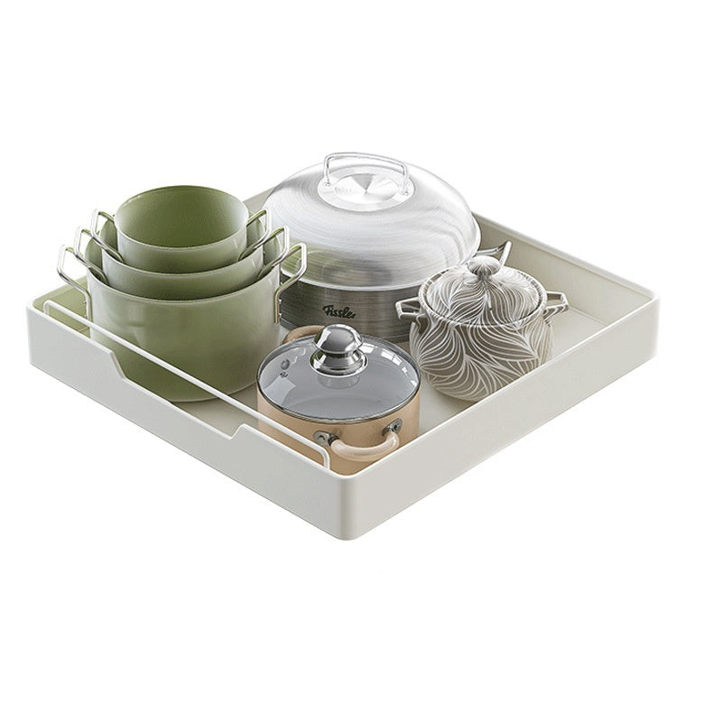 Pull-out Cookware Storage Rack Tableware Finishing Box