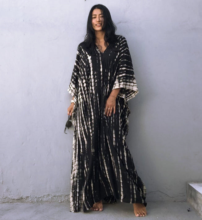 Cotton Beach Cover-up Robe Dress