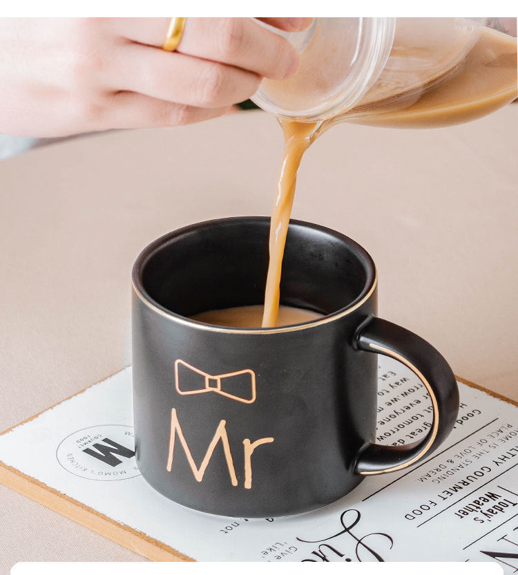 Ceramic Mug Couple Mug - Mr & Mrs Wedding Gift