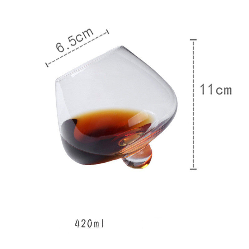 Creative Spinning Whiskey Tumbler Shake Crystal Glass