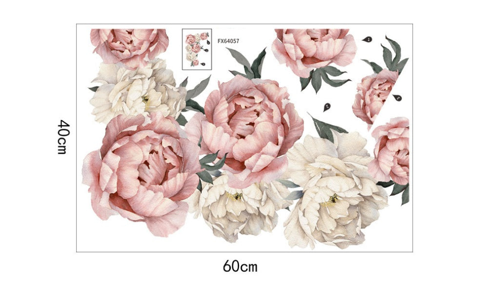 Peony Wall Sticker