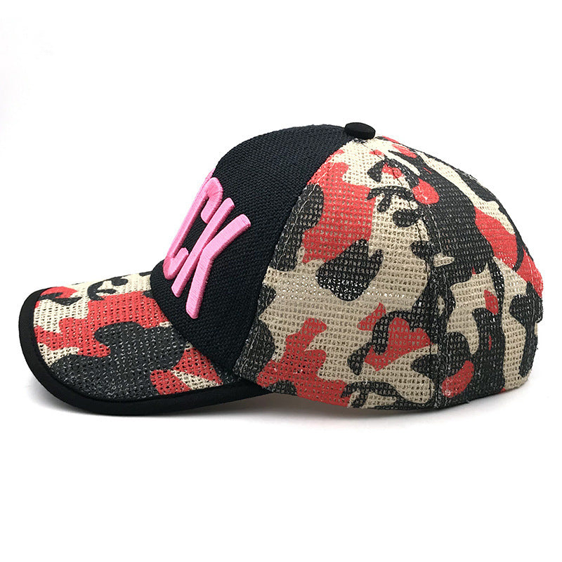 ROCK outdoor shading color baseball cap